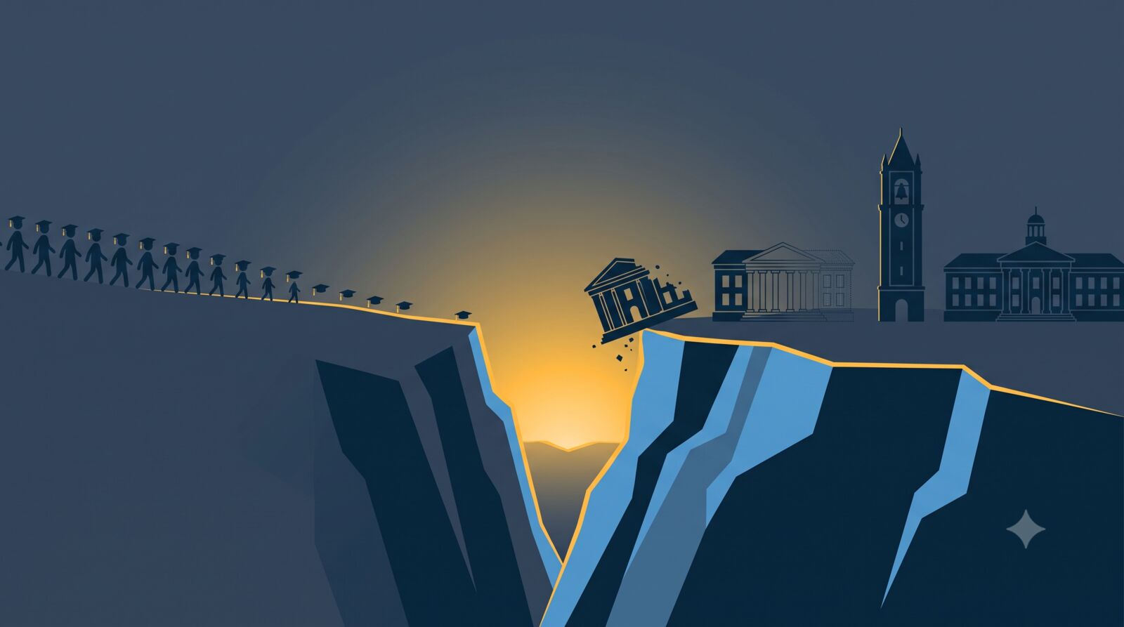 Why 2026 Is College Admissions' 'Enrollment Cliff' Year — Education cover art