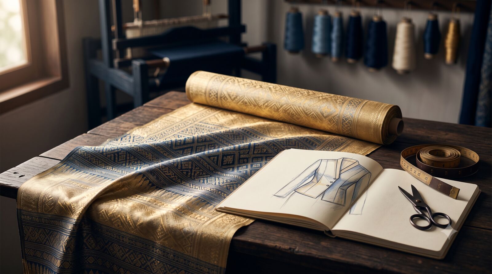 Why Atelier Pichita Designs Backward From the Fabric